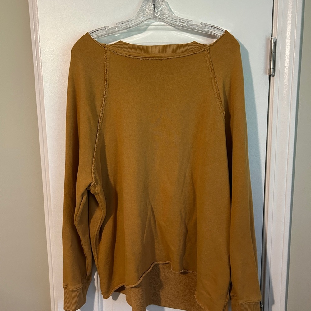 Aerie Mustard Long Sleeve Shirt